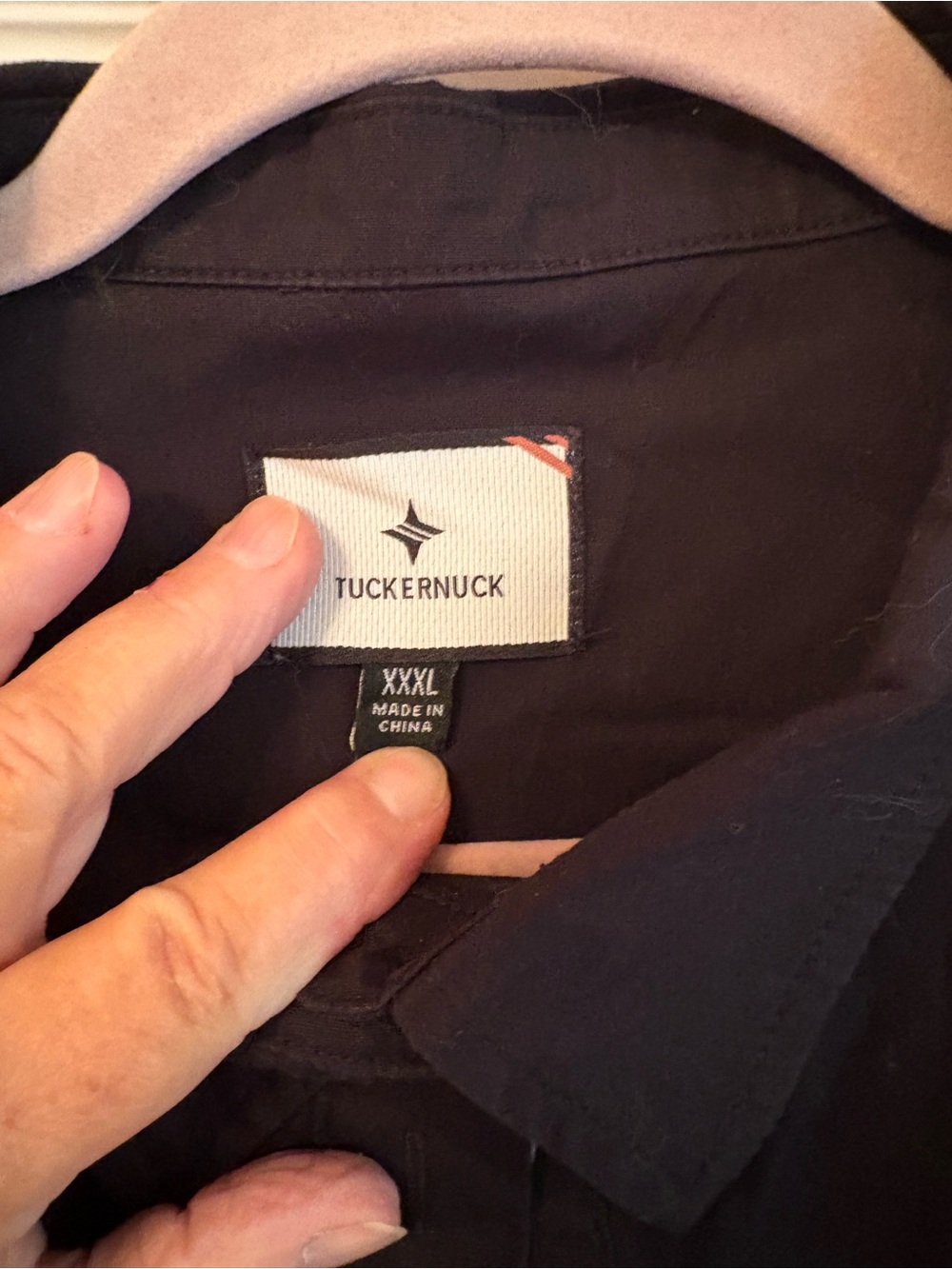 Tuckernuck Men's Black Casual Button-Down Shirt